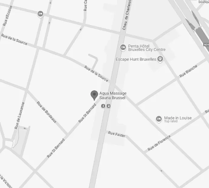 Een google maps kaart van de locatie
